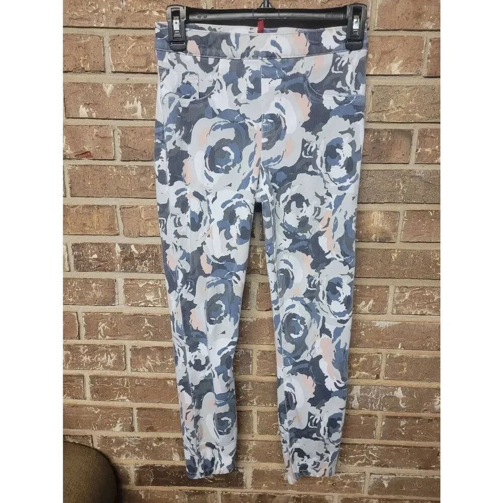 Spanx Jeanish Ankle Leggings, Floral Print, Women's Small
